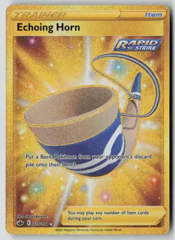 Echoing Horn 225/198 Secret Rare Chilling Reign Pokemon NM - Image 1