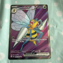 Beedrill ex 098/086 Ultra Rare Full Art Pokemon TCG Chaos Rising CRI English NM - Image 1