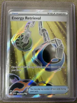 Pokemon TCG Energy Retrieval Full Art Chaos Rising 108/086 NM - Image 1