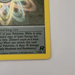 Rainbow Energy 17/82 Team Rocket Holo Rare Pokemon - Image 4