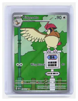 Pidgeotto 208/197 Illustration Rare Obsidian Flames Pokemon Near Mint B070 - Image 1