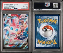 PSA 10 Sylveon VMAX TG15/TG30 Brilliant Stars Pokemone 2022 - Image 3