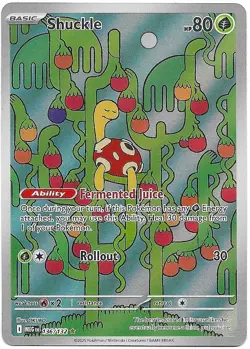 Pokemon ME01: Mega Evolution #136/132 Shuckle Illustration Rare - Image 1