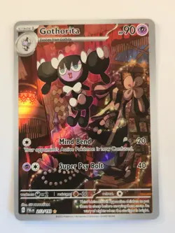 Pokemon TCG Gothorita Illustration Rare Paldea Evolved - Image 1