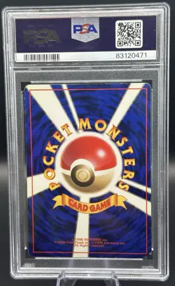 1996 POKEMON BASE SET JAPANESE NO RARITY SYMBOL #68 MACHAMP-HOLO PSA 6 - Image 2