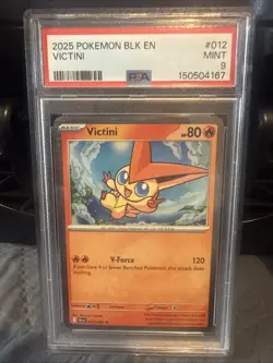 2025 POKEMON BLK EN-BLACK BOLT #012 VICTINI - Image 1