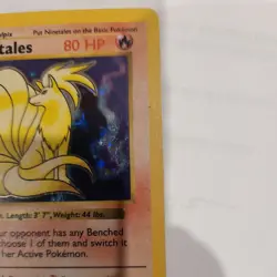 Pokemon TCG Ninetales 12/102 Base Set Holo Rare - Near Mint Condition 1999 - Image 3