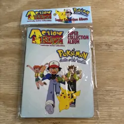NEW, FACTORY SEALED 1999 POKEMON ACTION FLIPZ LENTICULAR COLLECTION ALBUM ARTBOX - Image 1