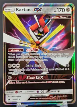 Pokemon Kartana GX #70/111 English Crimson Invasion Ultra Rare - Image 1