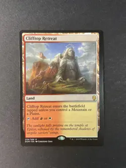 Clifftop Retreat - Dominaria - Magic the Gathering - MTG - Image 1