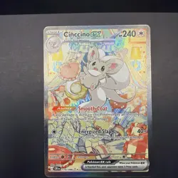 Cinccino EX SIR 119/086 English Version Chaos Rising Pack Fresh NM Pokemon TCG - Image 1