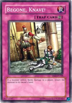 3 x Begone, Knave! - DR2-EN108 - Common - Unlimited Edition Near Mint, English - Image 1
