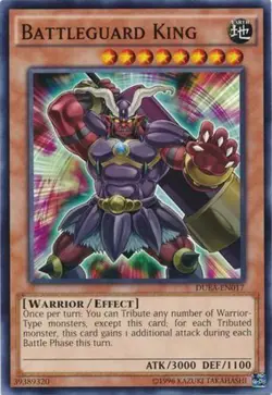 3 x Battleguard King - DUEA-EN017 - Common - Unlimited Edition Near Mint, Englis - Image 1