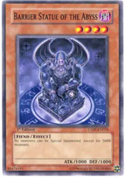 3 x Barrier Statue of the Abyss - CDIP-EN018 - Common - Unlimited Edition Near M - Image 1