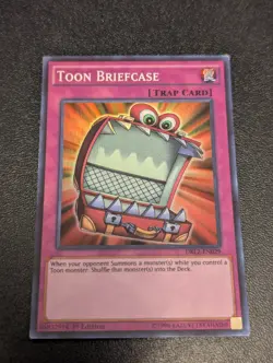 Yugioh Toon Briefcase DRL2-EN029 Super Rare 1st Edition Dragons of Legend (LP) - Image 1