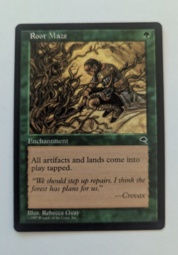 Magic Mtg Tempest Root Maze Lightly played - Image 1