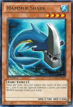 1 x Hammer Shark - GAOV-EN008 - Rare - Unlimited Edition Near Mint, English - Image 1