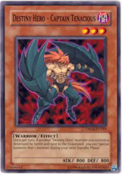 1 x Destiny Hero - Captain Tenacious - DR04-EN182 - Common - Unlimited Edition N - Image 1