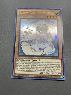 Yu-Gi-Oh! Fairy Tail- Roshka Ultra Rare 1st Edition GFTP-EN009 MP - Image 1