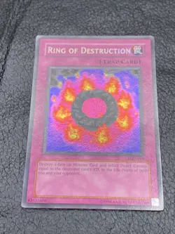B6 Yugioh Ring of Destruction PGD-000 Secret Rare Unlimited - Image 1