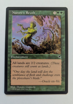 Magic Mtg Tempest Nature's Revolt near mint - Image 1