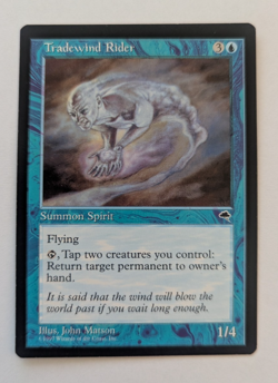 Magic Mtg Tempest Tradewind Rider Lightly played - Image 1