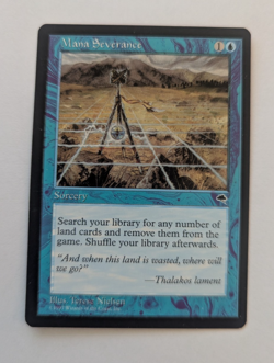 Magic Mtg Tempest Mana Severance near mint - Image 1
