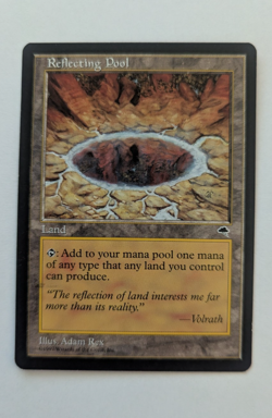 Magic Mtg Tempest Reflecting Pool near mint - Image 1