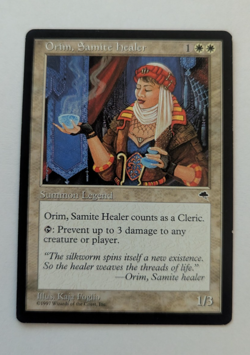 Magic Mtg Tempest Orim Samite Healer near mint - Image 1