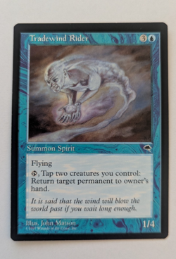 Magic Mtg Tempest Tradewind Rider near mint - Image 1
