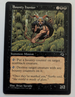 Magic Mtg Tempest Bounty Hunter Lightly played - Image 1