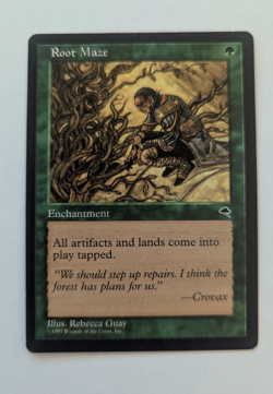 Magic Mtg Tempest Root Maze near mint - Image 1