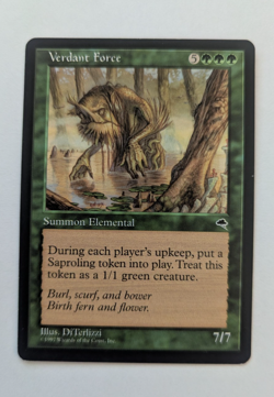 Magic Mtg Tempest Verdant Force near mint - Image 1