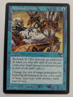 Magic Mtg Tempest Whim of Volrath near mint - Image 1