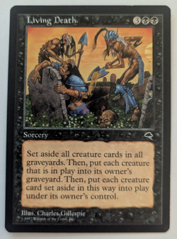 Magic Mtg Tempest Living Death near mint - Image 1