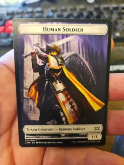 MTG - Human Soldier - Token - Double Masters - NM - NF - Image 1