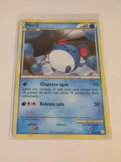 Pokemon HeartGold & SoulSilver Marill #74 Spanish Version - Image 1