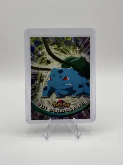 Topps Pokemon Bulbasaur #01 1999 TV Animation Edition Non-Holo - Image 1