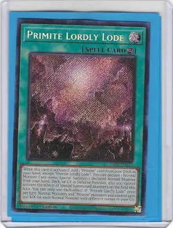 Primite Lordly Lode RA05-EN072 - Secret Rare - Mint - Yugioh - Image 1