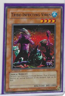 Tribe-Infecting Virus SD4-EN007 - Common- Near Mint - 1st - Yugioh - Image 1