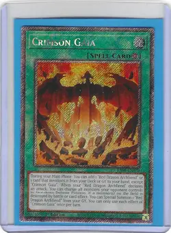 Crimson Gaia Ra05-EN070 - Starlight Rare - Mint - Yugioh - Image 1