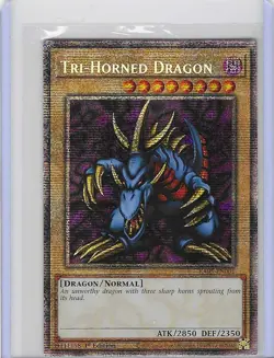 Tri-Horned Dragon RA05-EN001 - Starlight Rare - Mint - Yugioh - Image 1