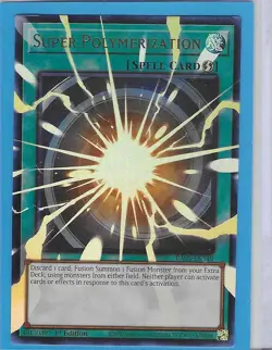 Super Polymerization RA05-EN149 - Ultra Rare Overframe - Near Mint - Yugioh - Image 1
