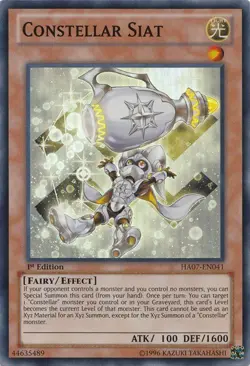 3 x Constellar Siat - HA07-EN041 - Super Rare - Unlimited Edition Near Mint, Eng - Image 1
