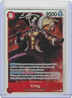 Krieg OP15-008 SR - Adventure on Kami's Island Foil One Piece English - Image 1