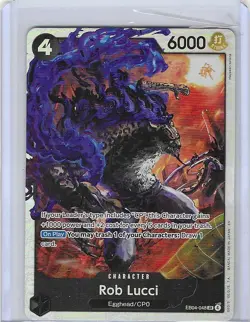 One Piece TCG Rob Lucci EB04-048 SR English - Mint - Image 1