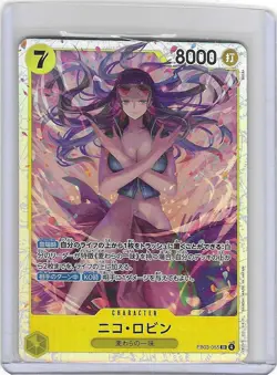 Japanese Nico Robin - EB03-055 SR - Heroines Edition - One Piece - Mint - Image 1