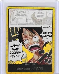 OP-15 Ring Golden Bell Adventure KAMI Island ONE PIECE - Mint - Image 1