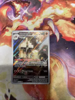 Pokemon TCG Garganacl Paradox Rift Illustration Rare Card 202/182 - Image 1