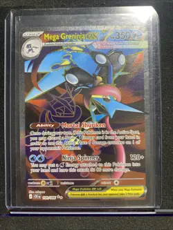 Mega Greninja ex 100/086 Chaos Rising Ultra Rare Pokemon Card - Image 1